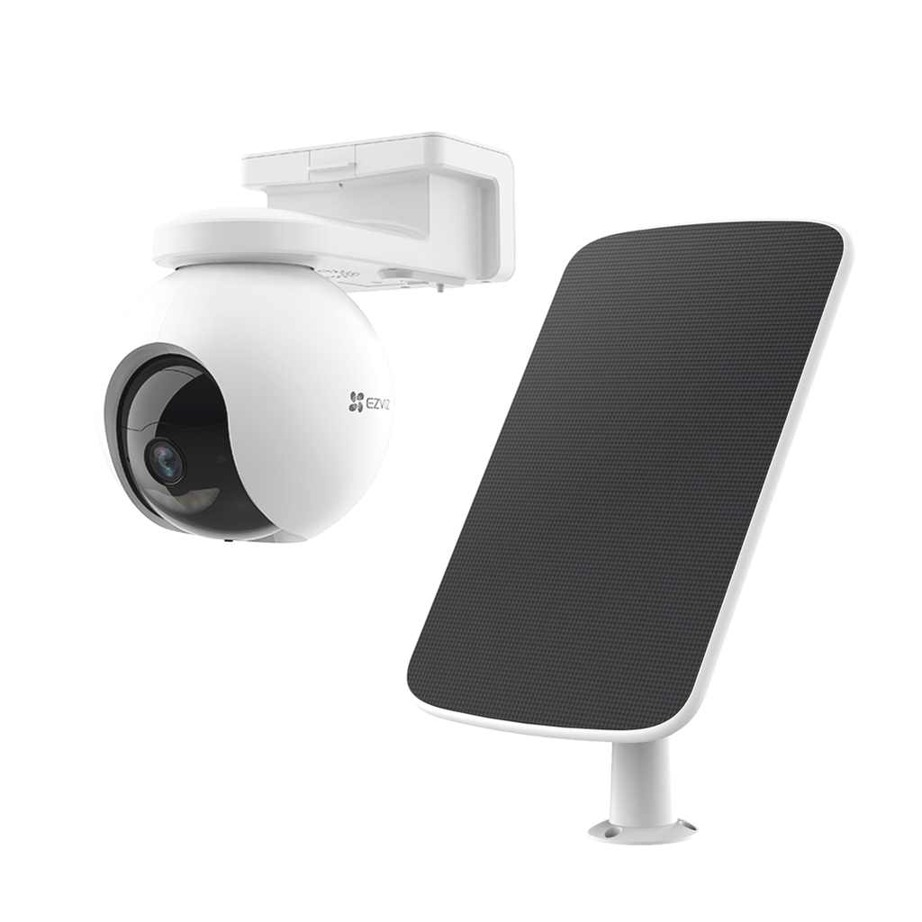 [CS-HB8/K] Kit de Cámara de Batería Recargable  y Panel Solar / Wi-Fi / Almacenamiento Gratuito en Memoria Interna de 32 GB / Incluye 1 pieza de CS-HB8 y 1 Pieza de CS-CMT-SOLARPANEL-E