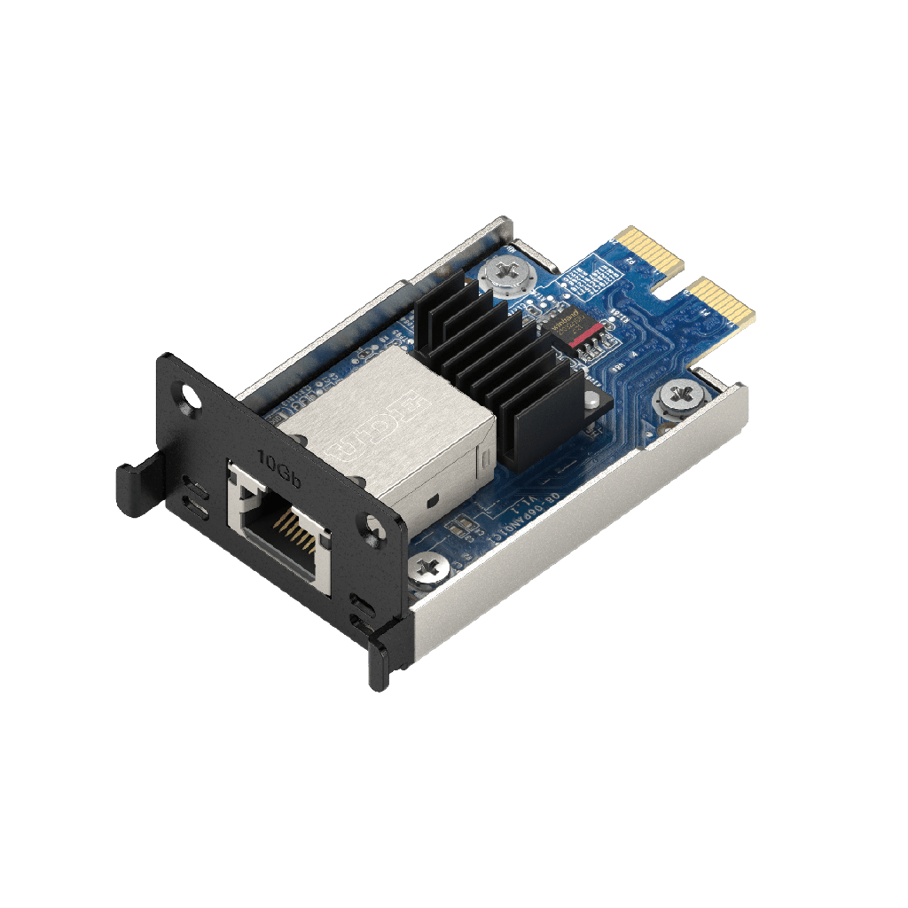 [E10G22-T1-MINI] Adaptador de Ethernet E10G18-T1 | 10 Gbps / Compatible con PCIe 3.0 y 2.0 | Autonegociación de 4 u 8 Canales | Perfil Bajo y Altura Completa | Compatibilidad con Synology DSM 6.1.7 o Posterior.