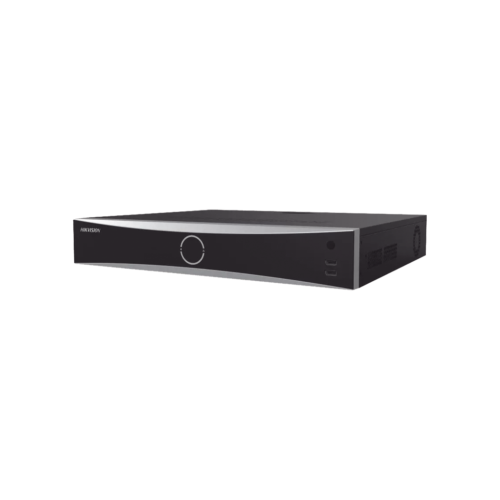 [IDS-7732NXI-M4/16P/X] IDS-7732NXI-M4/16P/X NVR 32 Megapixel (8K) / Reconocimiento Facial (Base de Datos) / 32 Canales IP / 4 Bahías de Disco Duro / 16 Puertos PoE+ / HDMI en 8K / ACUSENSE / Soporta POS / AcuSearch