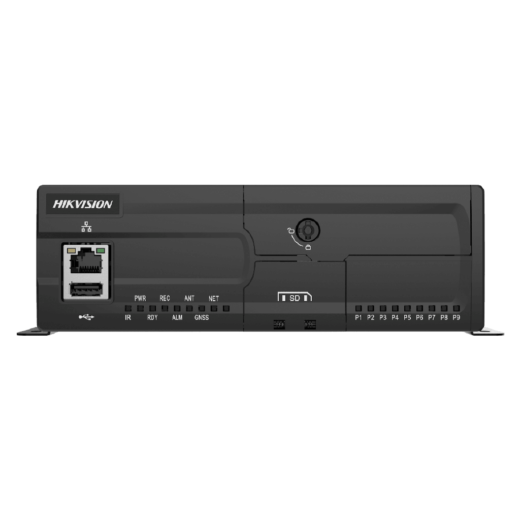 [AE-MN5083(RJ45)] NVR Móvil de 8 Canales de 2 Megapixel / 8 Puertos PoE / 1 Bahía de Disco Duro / Incluye Modulo GPS