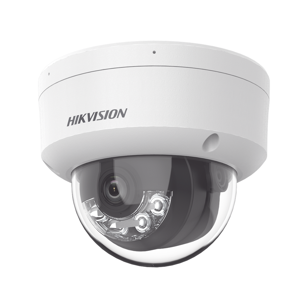 DS-2CD1123G2-LIU [Dual Light] Domo IP 2 Megapixel / Lente 2.8 mm / 30 mts IR + Luz Blanca / Micrófono Integrado / Antivandálico IK08 / ACUSENSE Lite / Exterior IP67 / H.265+/H.264+ / PoE / ONVIF (Profile S/T)