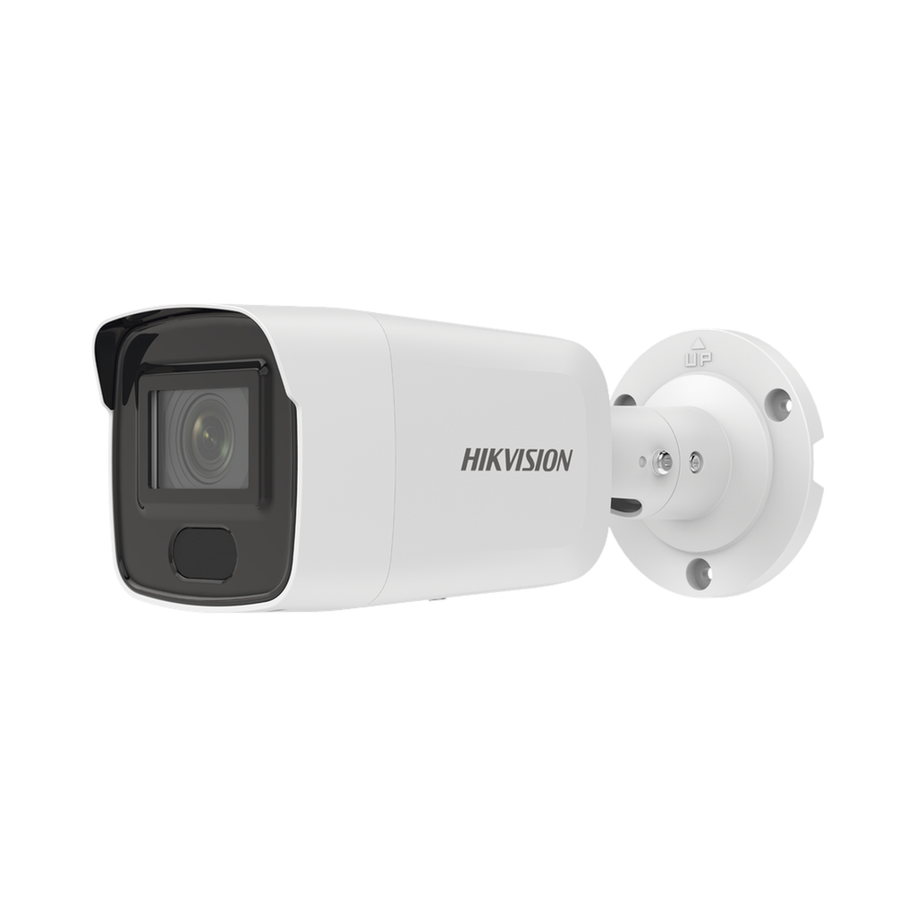 DS-2CD3086G2-IS(H) Bala IP 8 Megapixel / Lente 2.8 mm / 40 mts IR / Exterior IP67 / PoE / DARKFIGHTER / Alarmas y Audio I/O / ONVIF / Micro SD / 4 Analíticos: AcuSense, Deteccion Facial, Conteo de Personas por Cruce y Zona