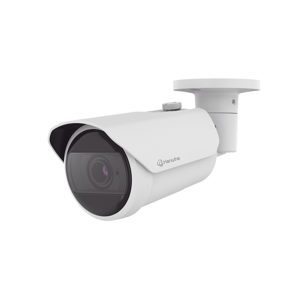 [QNO-C9083R] Camara Bala IP 8MP con funciones IA / Lente Motorizado 3.2 a 10.2 mm / WDR 120dB / H.265 / RanuraSD / Protección IP66 IK10 / IR 30m