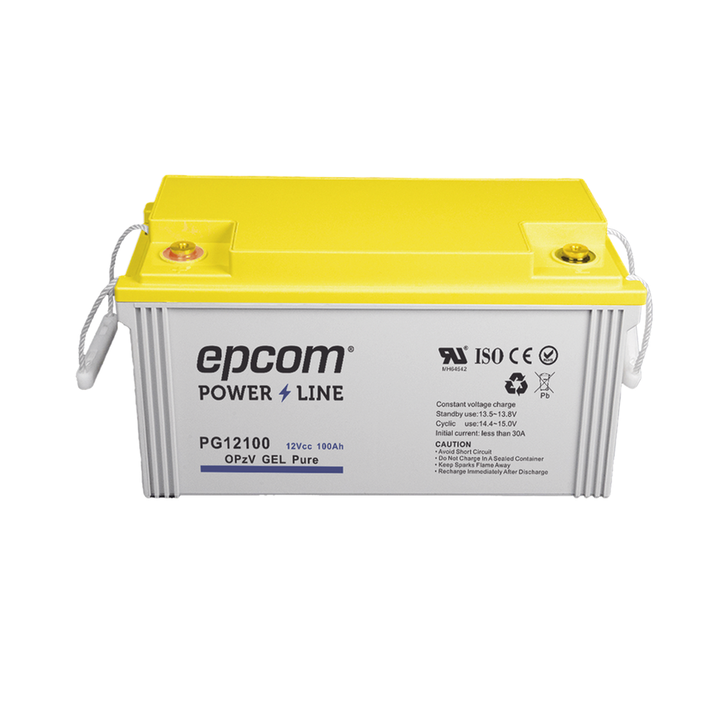 [PG12100] Batería de GEL PURO OPzV / 12 V @ 100 Ah / Ciclo profundo / Uso en Aplicaciones Fotovoltaicas y de Respaldo