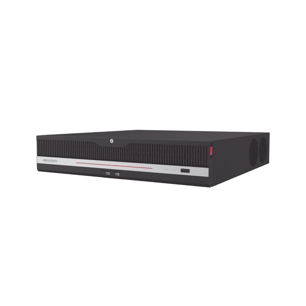 NVR 32 Megapixel (8K) / 32 Canales IP / 8 Bahías de Disco Duro / 2 Tarjetas de Red / Soporta RAID / HDMI en 4K / Soporta POS / Reconocimiento Facial / Bases de Datos / Hasta 100,000 Fotografías / AcuSearch