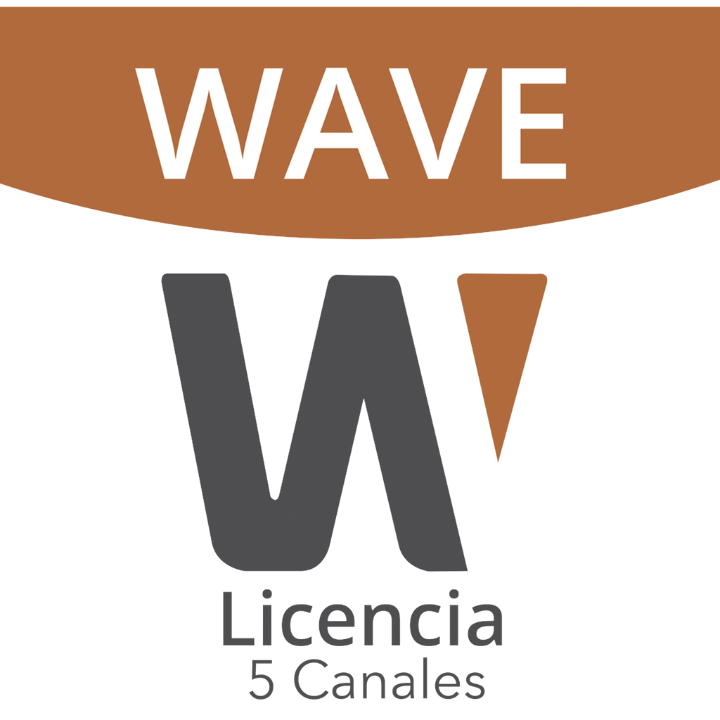 Licencia de 5 Canales de Wisenet Wave Profesional