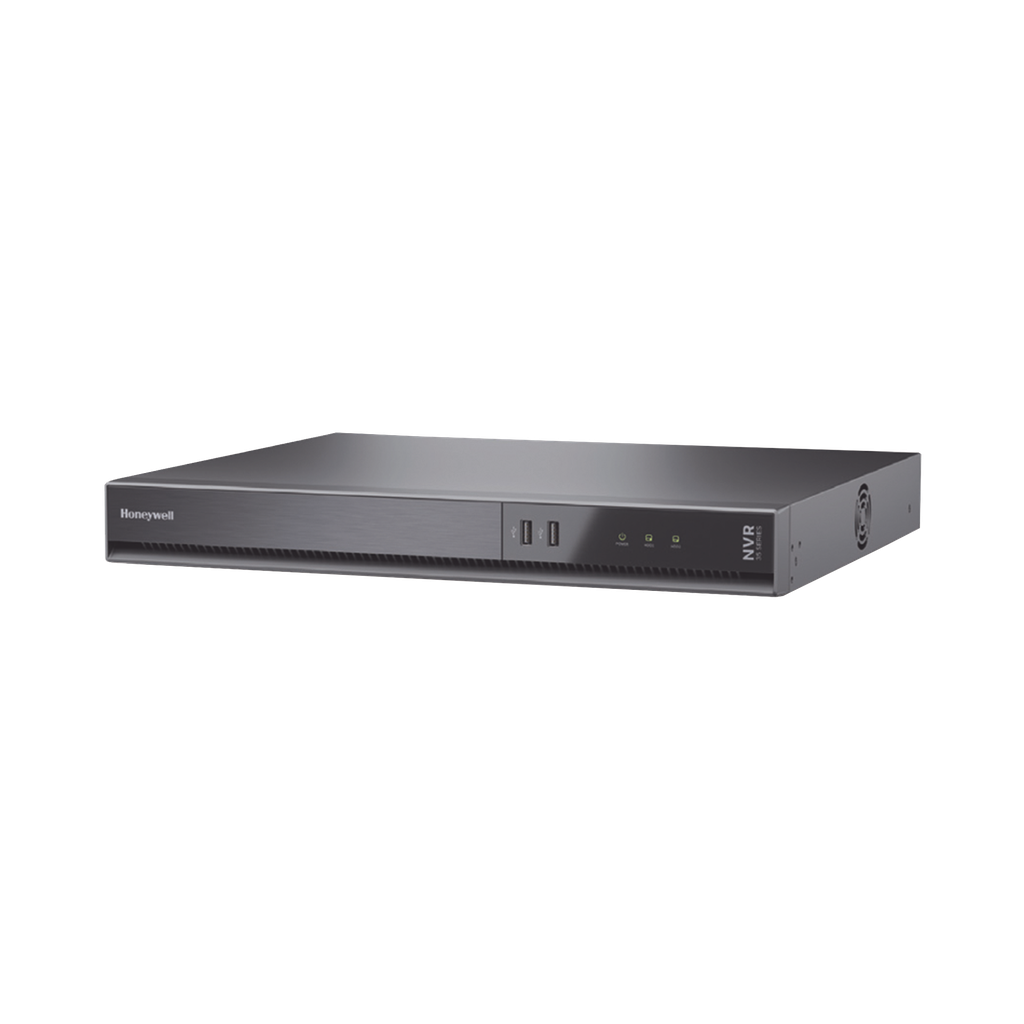 [HN35160210] NVR 8 MP 4K / 16 Canales IP / 16 Puertos PoE+ / H.265 / 10 TB (Incluidos) / NDAA / ONVIF / Audio y Alarmas I/O / Soporta IA / Serie 35 / Honeywell Security