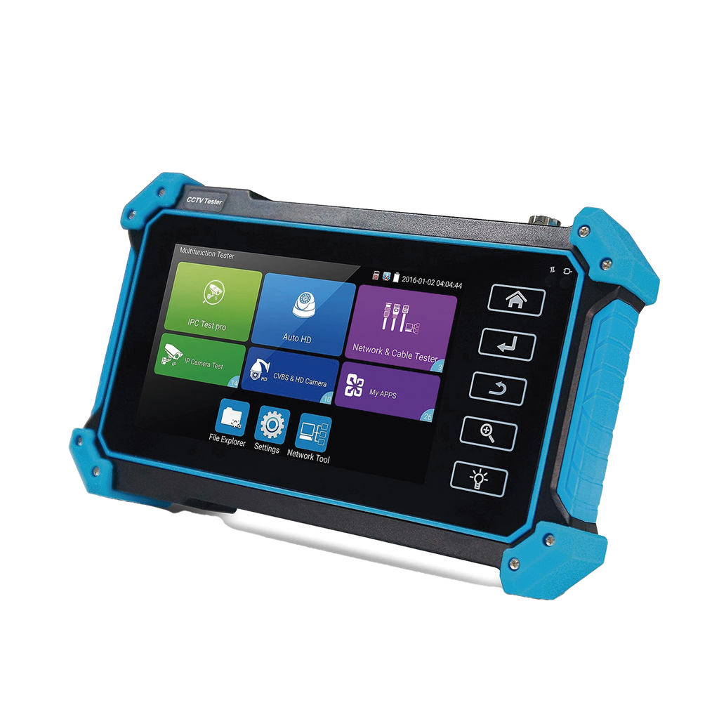 [TPTURBOLITE] Tester de Vídeo | Prueba de Cámara Analógica | Prueba de Cámara IP | Soporta ONVIF, 4K, H.264 y H.265 | TVI de 8 MP, CVI de 8 MP, AHD de 8 MP | Entrada VGA, Soporta 1920x1200P 60FPS | Entrada HDMI, Soporta 4K 30FPS.