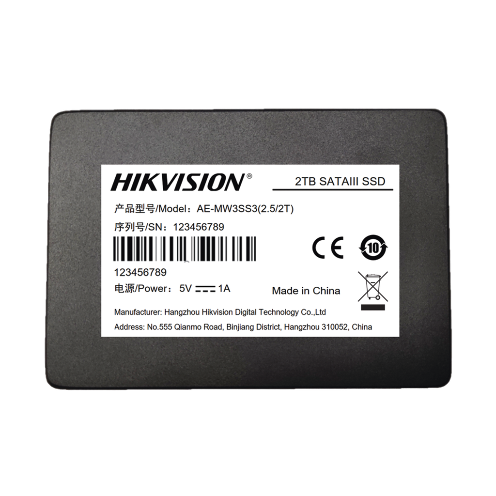 [AE-MW3SS3(2.5/2T)] SSD PARA Videovigilancia Móvil / 2 TB / 2.5 / Alto Performance / Uso 24/7 / Resistente en Alta Temperaturas