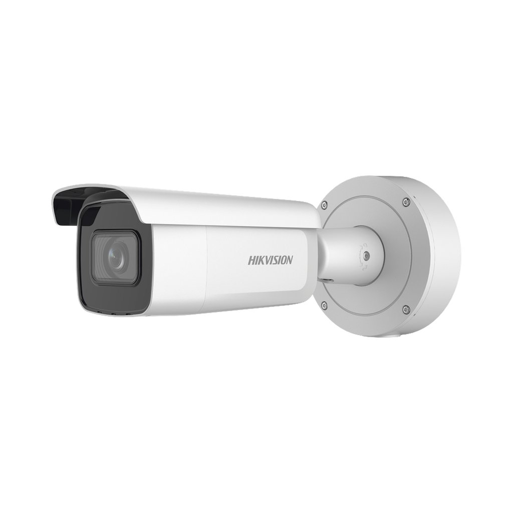 Bala IP 4 Megapixel / Lente Mot. 7 a 35 mm / 80 mts IR EXIR / Exterior IP67 / IK10 / WDR 120 dB / PoE + / MicroSD / 4 Analíticos: AcuSense, Deteccion Facial, Conteo de Personas por Cruce y Zona