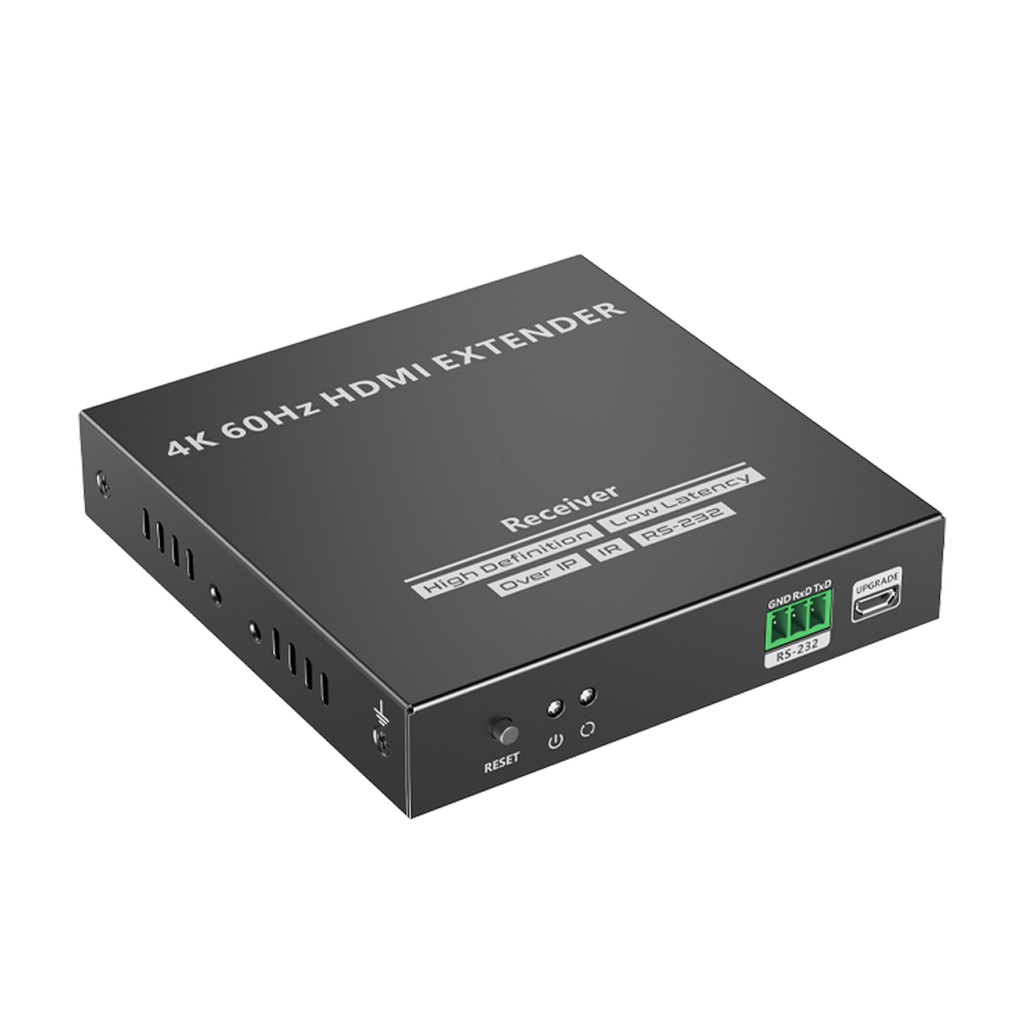 [TT582-RX] Receptor Compatible para Kit TT582 | 4K @60Hz | Cat 6, 6a y 7 |  hasta 120 metros |