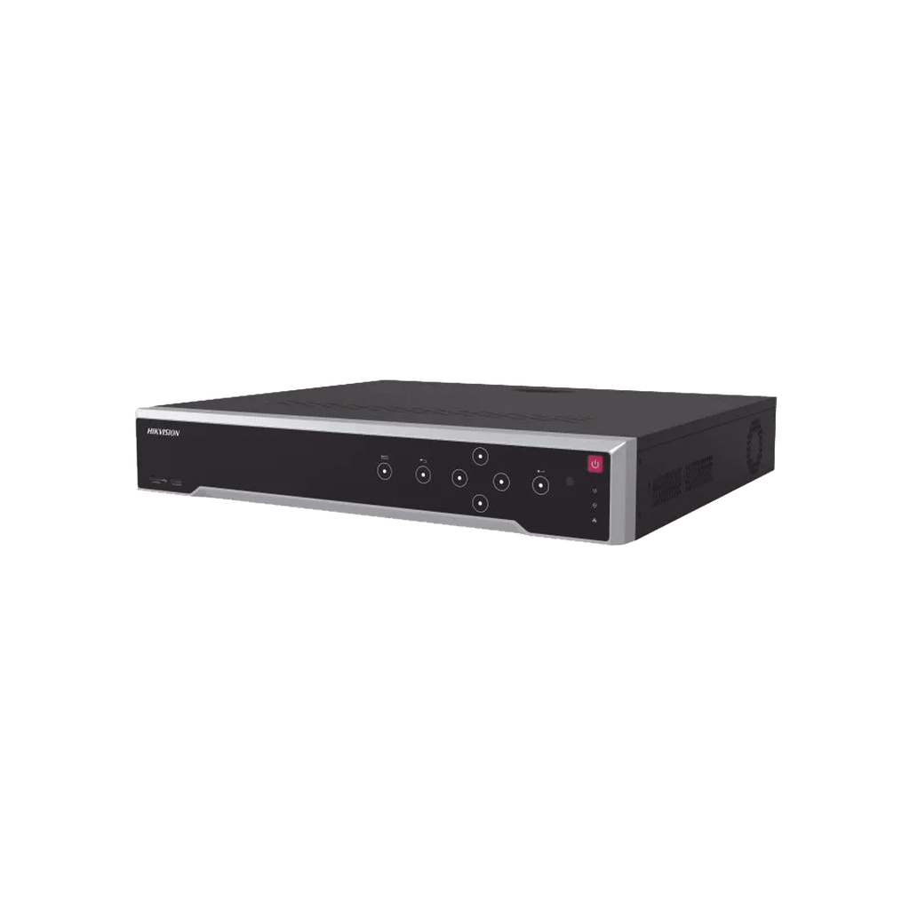 [DS-7732NI-M4/24P] DS-7732NI-M4/24P [Doble Poder de Decodificación] NVR 32 Megapixel (8K) / 32 Canales IP / 24 Puertos PoE+ / AcuSense / ANPR / Conteo de Personas / Heat Map / 4 Bahías de Disco Duro  / HDMI en 8K / Soporta POS / Alarmas I/O / Smart Search