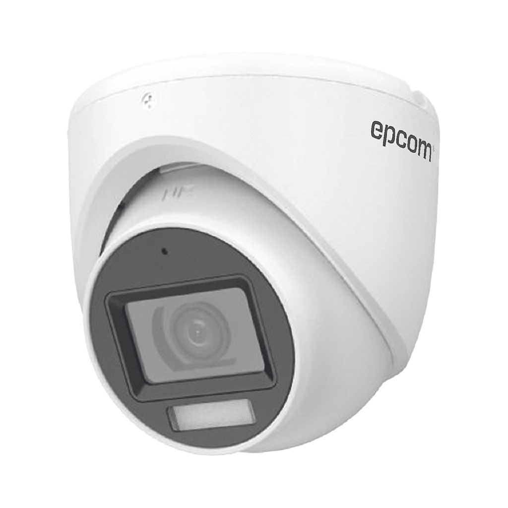 [E3K-TURBO-PDL] [Dual Light + ColorVu] Turret TURBOHD 3K (5 Megapixel) / Lente 2.8 mm / 30 mts IR + 20 mts Luz Blanca / Gran Angular 104.9° / Exterior IP67 / dWDR / 4 Tecnologías / Policarbonato