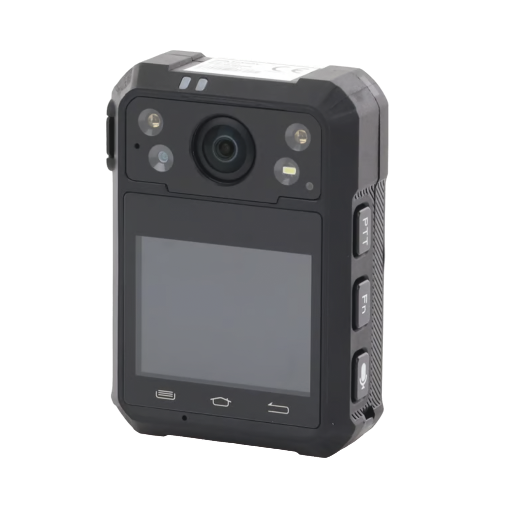 [DS-MCW40B/128G/GLE] Body Camera Portátil / Grabación a 1920 × 1080p / Pantalla Frontal 1.77 TFT / Conexión Remota 4G / WiFi / GPS / Fotos de Hasta 40 Megapixel / IP68 / H.265 / 128 GB de Almacenamiento / Microfono Integrado