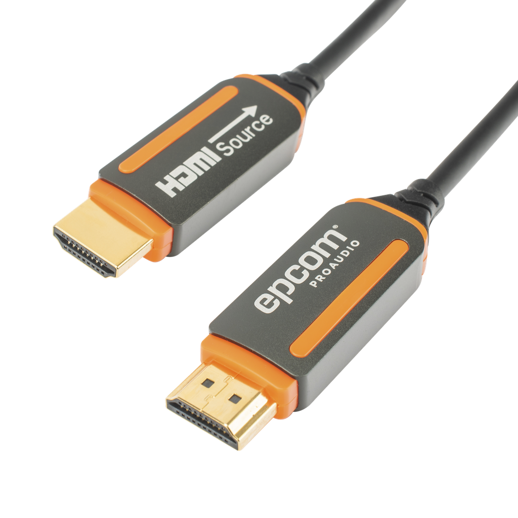 [EP-FOH-4K-30M] Cable HDMI de Fibra Óptica de 30m | Alta Definición | Version 2.0 | Alta velocidad 18Gbps | 4K@60Hz | HDCP 2.2 | Resistente a EMI y RFI