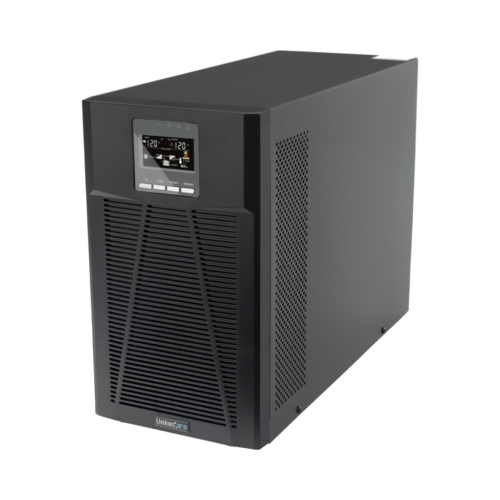 [LP3KOLT] UPS 3000VA / 2700W Online Doble Conversión /Sin Cable de Alimentación/ 4 tomas 5-15R / Regulación de Voltaje / Protección RJ45