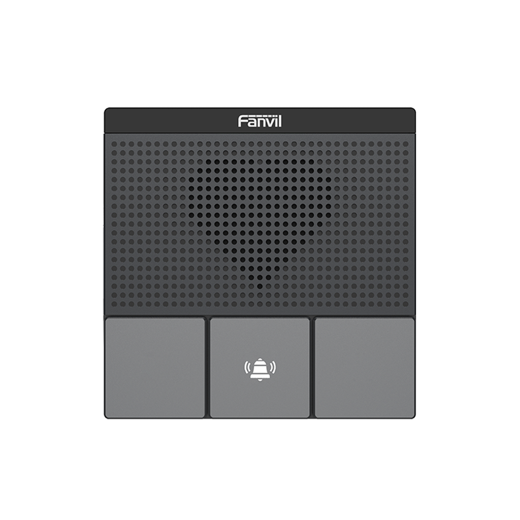 [A10W] Mini Intercomunicador Wi-Fi para hotelería, hospitales, con diseño elegante, PoE, 3 botones, 1 relevador integrado de salida y entrada.