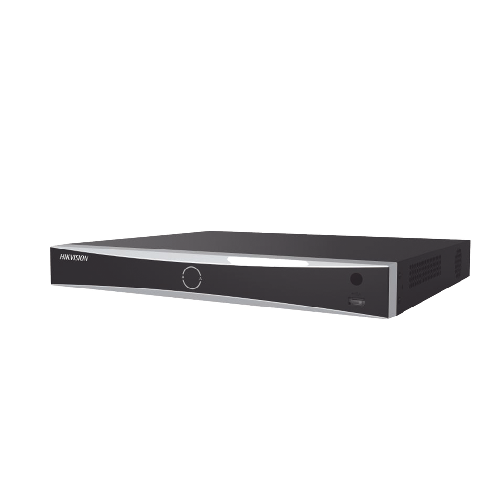 DS-7616NXI-I2/16P/S(E) [Acusearch] NVR 32 Megapixel (8K) / 16 Canales IP / 16 Puertos PoE+ / ACUSENSE / Reconocimiento Facial / POS / 2 Bahías de Disco Duro / HDMI en 4K / Alarmas I/O