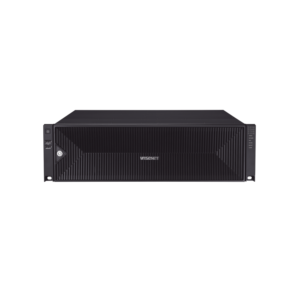 [PRN-6400DB4] NVR de 64 canales /  Hasta 32 MP / H.265 & Wisestream / Procesamiento 400 Mbps / 3 Puertos de Red / Raid 5-6 / 16 bahias para disco duro (no incluidos)