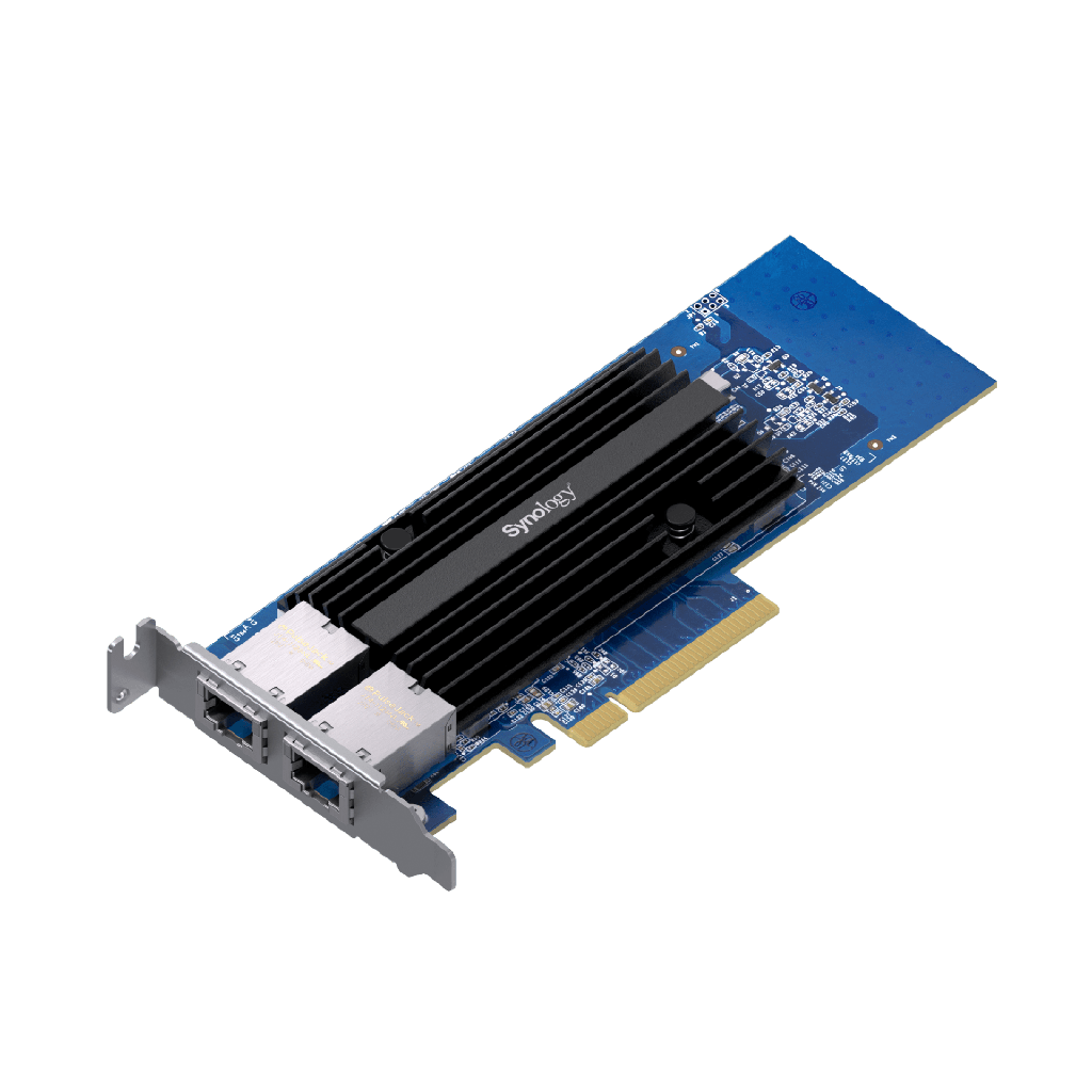 Adaptador de Red Synology E10G30-T2 | Doble Puerto 10 GbE | PCIe 3.0 x8 | Compatible con Synology | Link Aggregation.