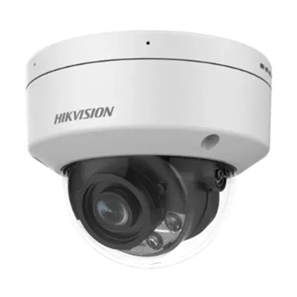 IDS-2CD7D47G0-XS Domo IP 4 Megapixel / Lente Fijo 4 mm / Luz Dual (IR y Luz Blanca) / Detección Facial / Heat Map  / Metadata / Micrófono Integrado / IK10 / IP67 / WDR 140 dB / DeepinView
