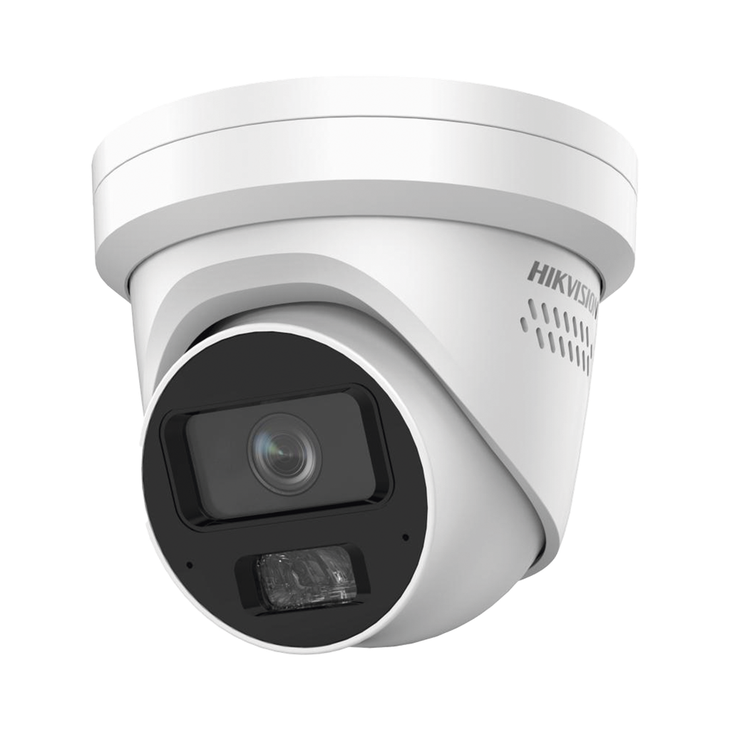 IDS-2CD7347G0-XS Turret IP 4 Megapixel / Lente Fijo 4 mm / Luz Dual (IR y Luz Blanca) / Detección Facial / Heat Map / Metadata / IP67 / WDR 140 dB / DeepinView