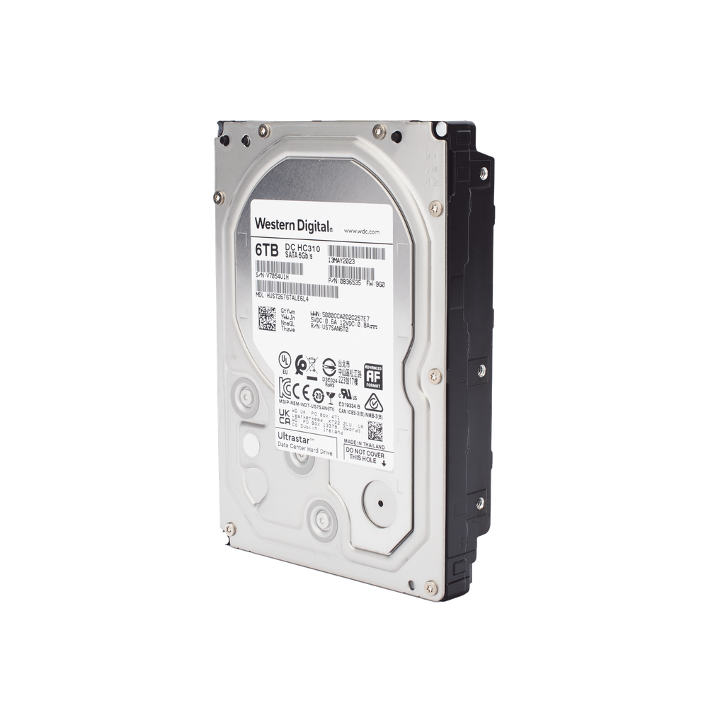 [HUS726T6TALE6L4/HIK] Disco Duro Enterprise 3.5 6 TB / Hikvision / 7200 RPM / SATA / Alto Rendimiento / Recomendado para NVRs HIKVISION