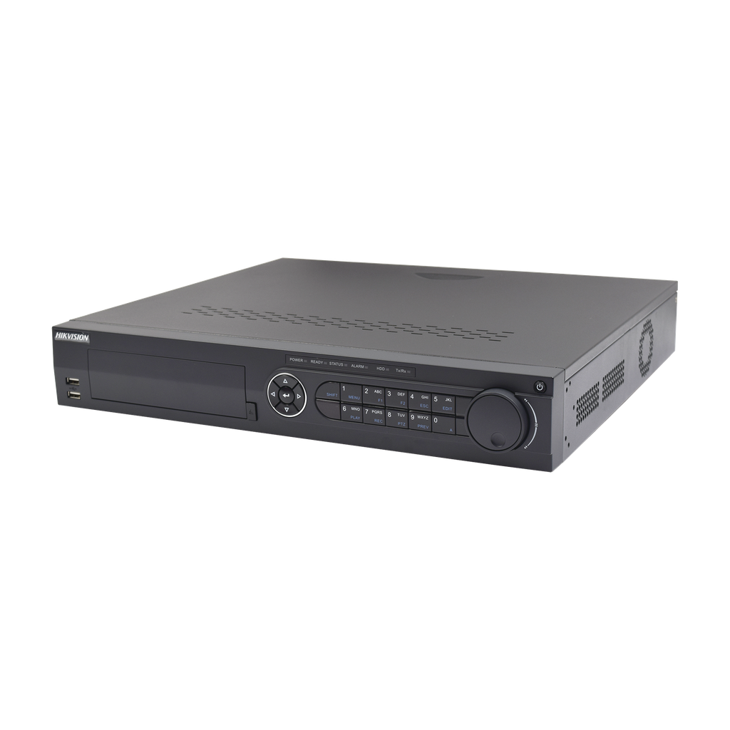 IDS-7316HQHI-M4/S(S) DVR 16 Canales TurboHD + 8 Canales IP / 3K/5MP / Audio por Coaxitron / Acusense / 4 Bahías de Disco Duro / Videoanalisis / 16 Entradas de Alarma