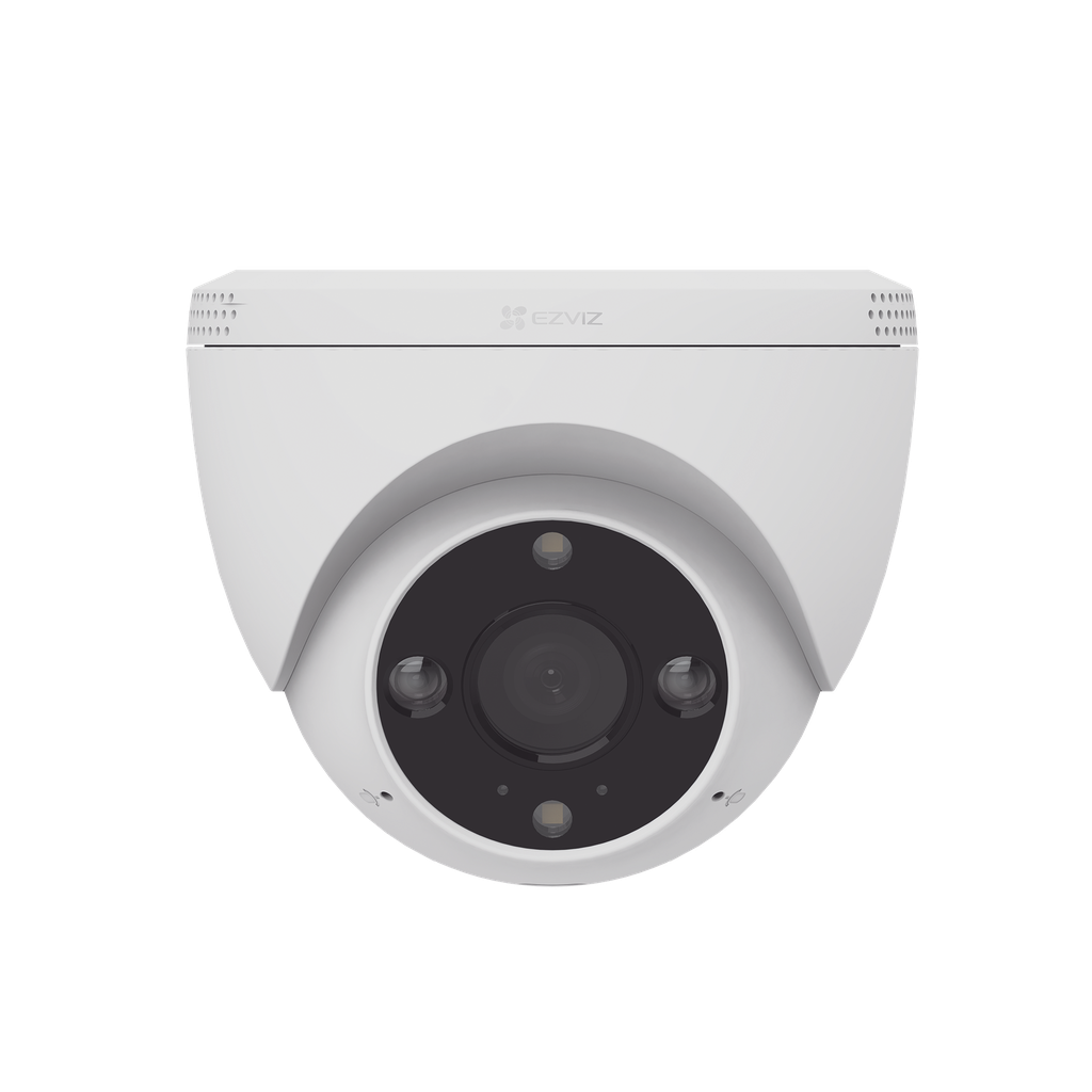 CS-H4 Domo IP 3 Megapíxel (2K) / Wi-Fi / Sirena y Estrobo /Audio de Dos Vías / Detección Humana y Vehiculo / Notificación Push / Audios Personalizables / Ranura Para Memoria hasta 512GB / Uso en Exterior IP67