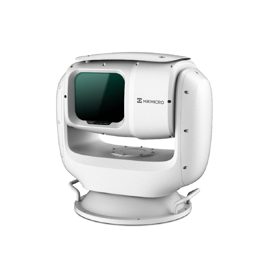 HM-TD7168-75/W PTZ Punta de Poste IP Dual / Lente Térmico 100 mm (640 X 512) / Lente Óptico 56X Zoom (4 MP) / 800 mts IR Laser / 24 VCA / IP66