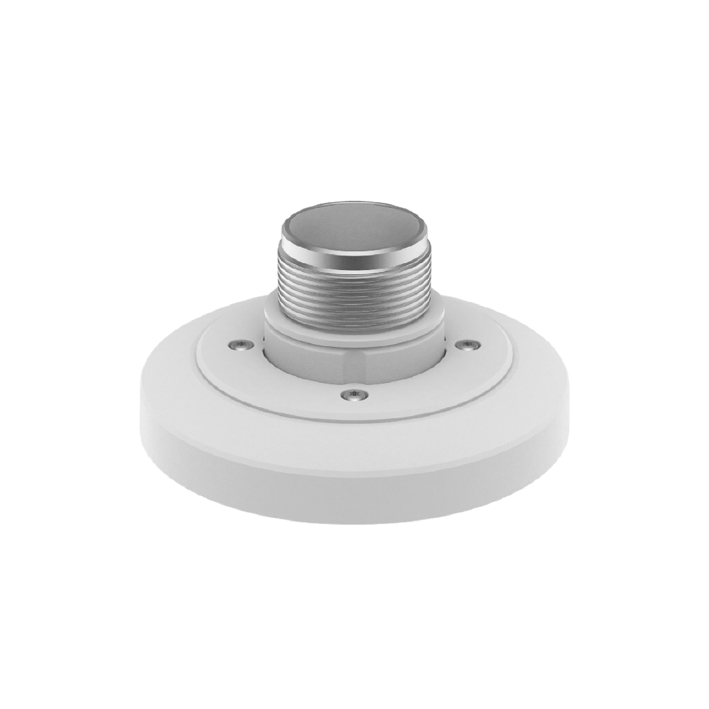 Adaptador tipo Plato necesario para montar en Pared o Techo Cámaras Hanwha serie QND, QNV-C