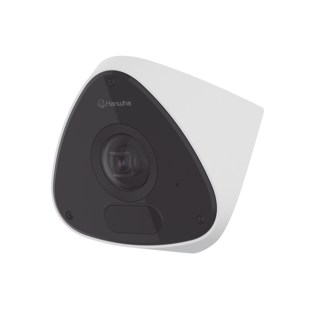 [TNV-C7013RC] Cámara IP Antivandálica 3MP para Esquina con IA / Lente 2.39 mm 128° / H.265 & WiseStream II / Exterior IP66 / IK10+ / PoE