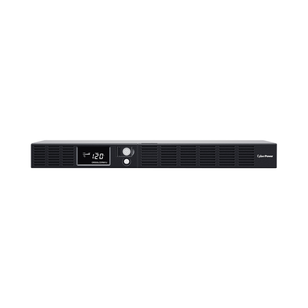 [OR500LCDRM1UA] UPS de 500 VA/300 W, Topología Línea Interactiva, Entrada 120 Vca NEMA 5-15P, Tipo Rack 1 UR, Con 6 Tomas NEMA 5-15R