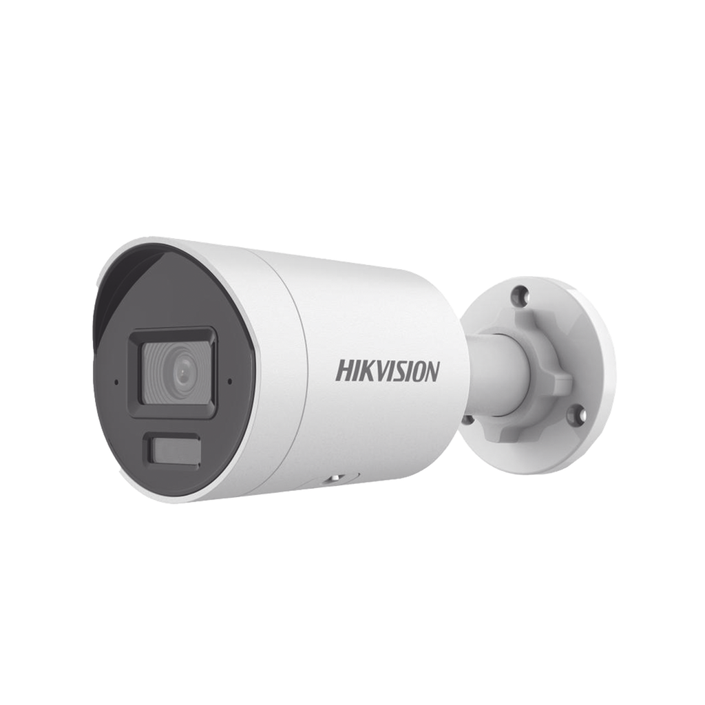 [Dual Light + 2 Micrófonos Integrados] Bala IP 8 Megapixel (4K) / Lente 2.8 mm / 40 mts Luz Blanca + 40 mts IR / ACUSENSE / Exterior IP67 / WDR 120 dB / PoE  / Micro SD / Metal / ACUSEARCH