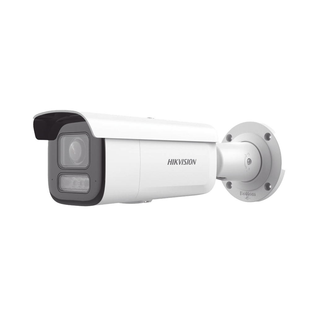 DS-2CD2683G2-LIZS2U [Dual Light + 2 Micrófonos Integrados]  Bala IP 8 Megapixel (4K) / Lente Motorizado 2.8-12 mm / 60 m Luz Blanca + 60 m IR / AcuSense / Exterior IP67 / IK10 / WDR 120 dB / PoE 802.3at / ONVIF / Alarmas I/O / Micro SD / ACUSEEK