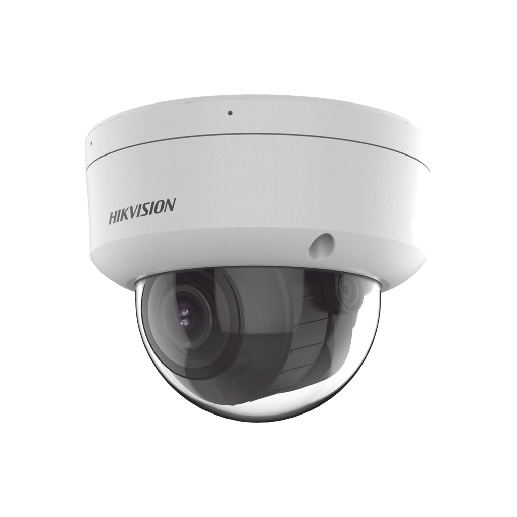 DS-2CD2743G2-LIZS2U [Dual Light + 2 Micrófonos Integrados] Domo IP 4 Megapixel / Lente Mot. 2.8 a 12 mm / 40 mts Luz Blanca + 40 mts IR / ACUSENSE / Exterior IP67 / IK10 / WDR 120 dB / PoE / ONVIF / Alarmas I/O / Micro SD / Metal / ACUSEEK