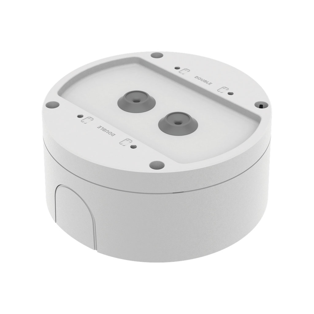 Caja de conexion para tipo Domo y Flat-eye Hanwha  QNE-8011R, QNE-8021R, QND-6011, QNV-C8083R, QNV-C9083R