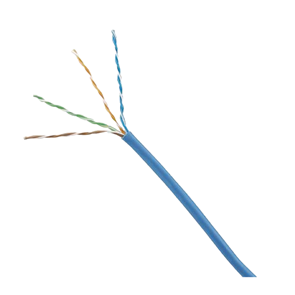 Bobina de Cable UTP 305 m. de Cobre, TX5e?  PanNet, Azul, Categoría 5e, 24 AWG, CMP (Plenum), de 4 pares