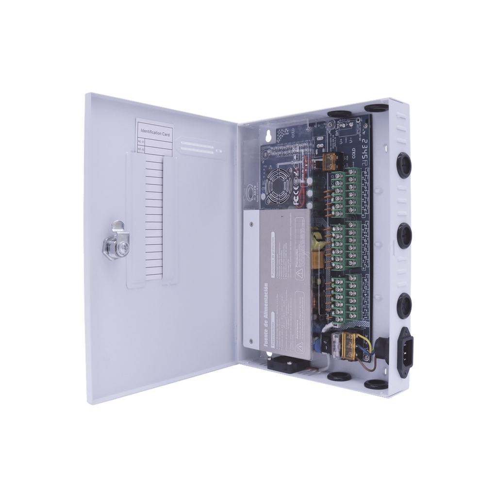 [XP18DC30UD] Fuente PREMIUM / 11-15 V / 18 canales / 30 A / Alta tecnología en seguridad / Doble ventilador / Hasta 1.85 Amperes por Salida / Filtro de Ruido por canal / Diseño de alta gama.