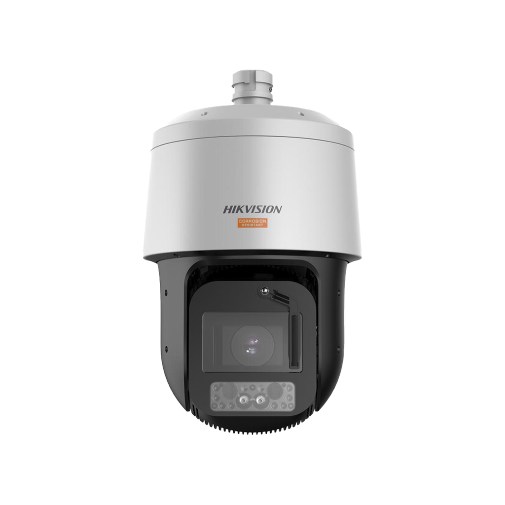 DS-2DT8C442MXG-LWT PTZ IP 4 Megapixel / 42X Zoom / Dual Light (500 mts IR / 100 mts Luz Blanca) / Polimero Anticorrosivo (Ideal para Zonas Costeras o Alta Salinidad) / AutoSeguimiento / DARKFIGHTER / EIS / Exterior IP67 / NEMA 4X / C5 / Wiper