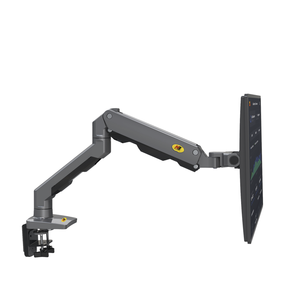 [G60NB] Montaje de Escritorio Articulado para Monitores de  27-45 / Soporta hasta 15 kg / Vesa 75 x 75 / 100 x 100 / Acero / Giro: 360°