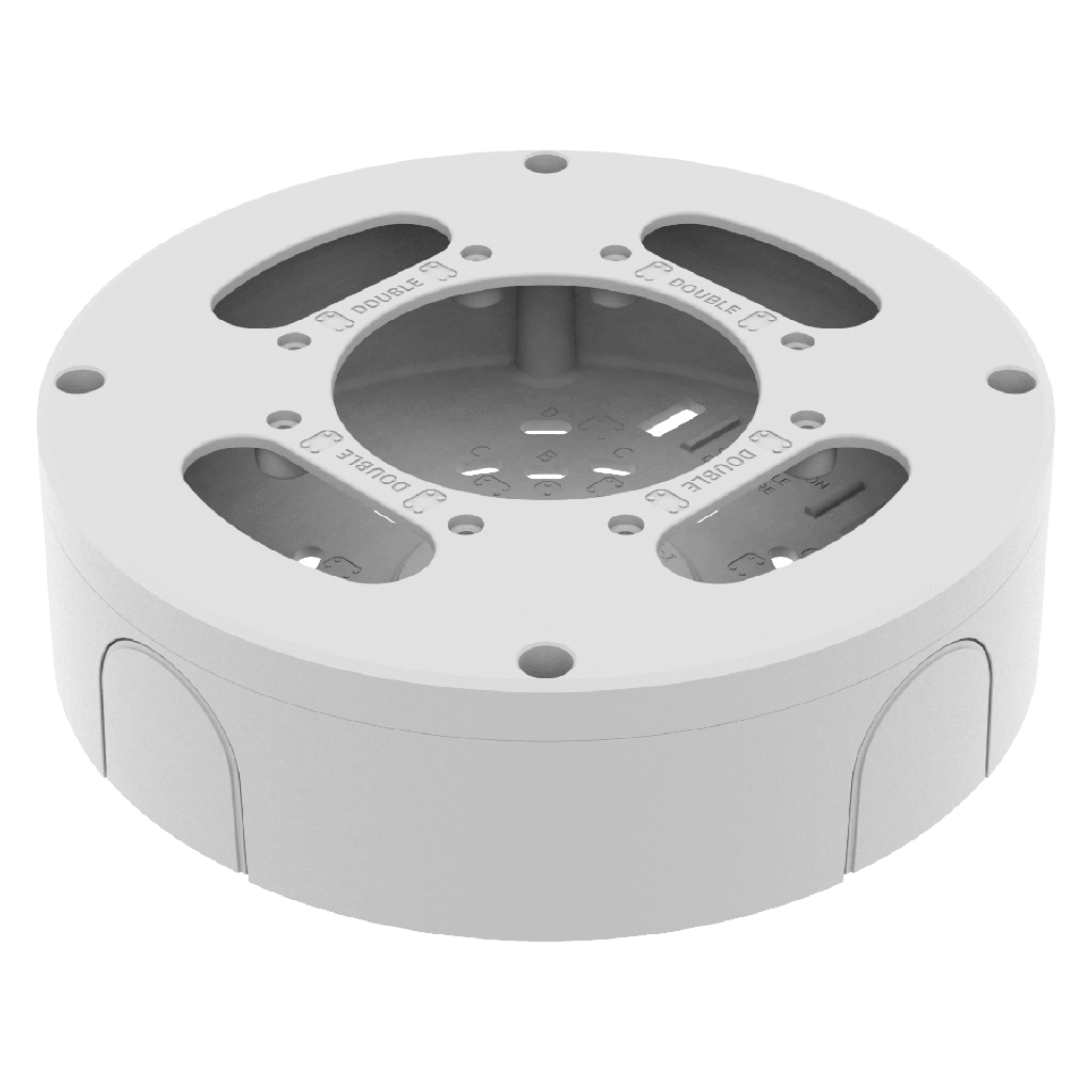 Caja de conexion para uso interior compatible con Camaras tipo domo IP Serie X Hanwha, XND-C9083RV, XND-C8083RV, XND-6083RV, XNV-9083R, XND-8082RV