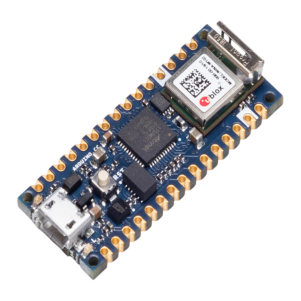 [ABX-00027] Placa de Desarrollo IoT / Arduino Nano 33 IoT / Cortex-M0+ SAMD21 / Wi-Fi + Bluetooth / Chip Criptográfico ATECC608A / IMU 6 Ejes / Compatible Arduino IDE