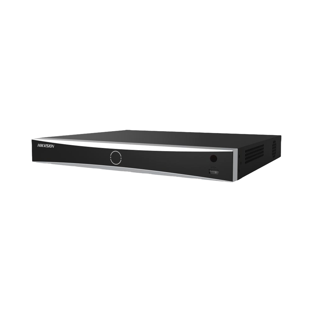 [DS-7616NXI-K2/16P(D)] [Acusearch] NVR 12 Megapixel (4K) / 16 Canales IP / 16 Puertos PoE+ / Reconocimiento Facial / AcuSense (Evita Falsas Alarmas) / 2 Bahías de Disco Duro / Switch PoE 300 mts / HDMI en 4K / Alarmas I/O / 300 Metros PoE Modo Extendido