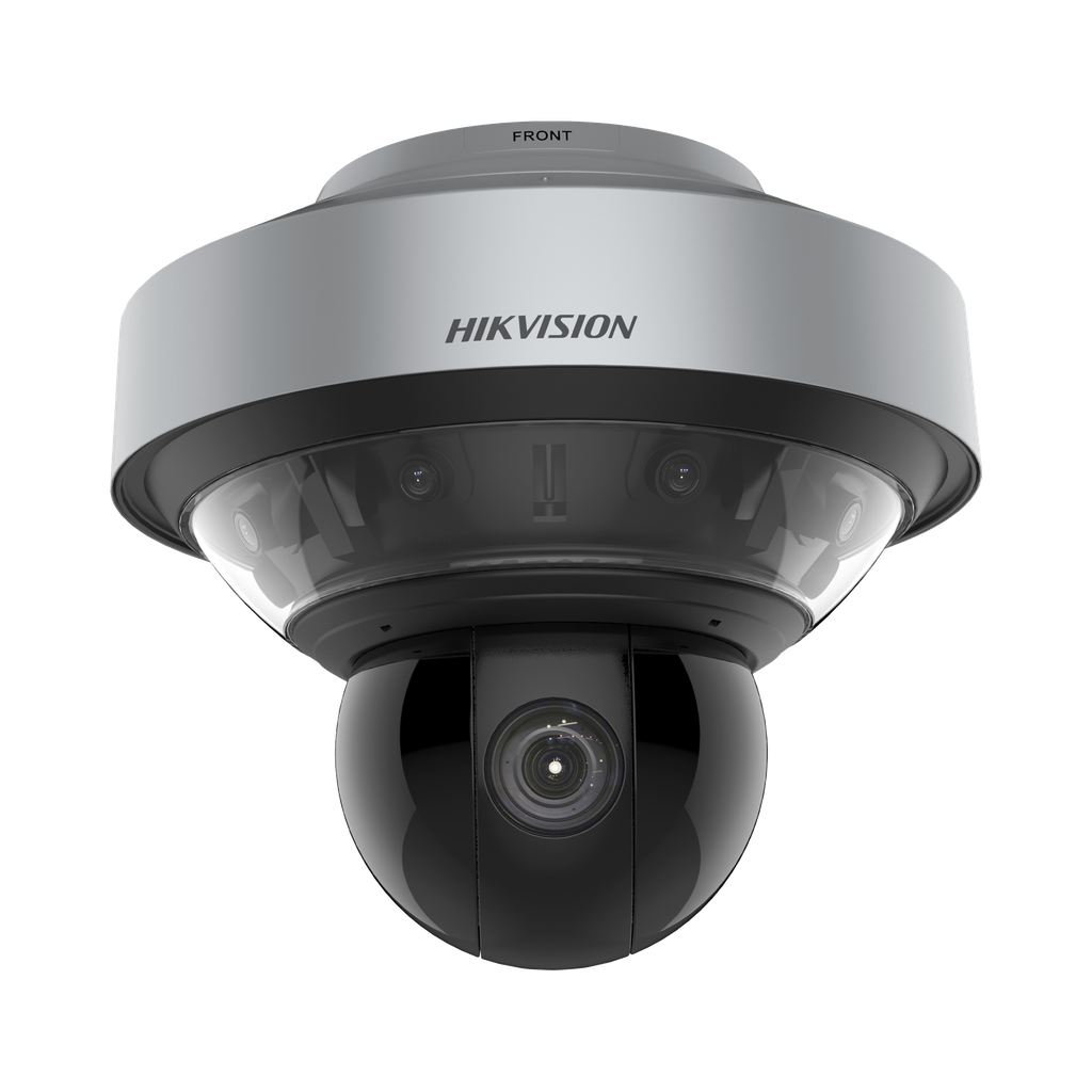 PanoVu Series / 1 PTZ 40X Zoom (4 Megapixel) + 8 Lentes 2.8 mm (360° / 32 Megapixel) / Posicionamiento 3D / Autoseguimiento 3.0 / Deep Learning / IP67 / IK10 / WDR 120 dB / Micro SD