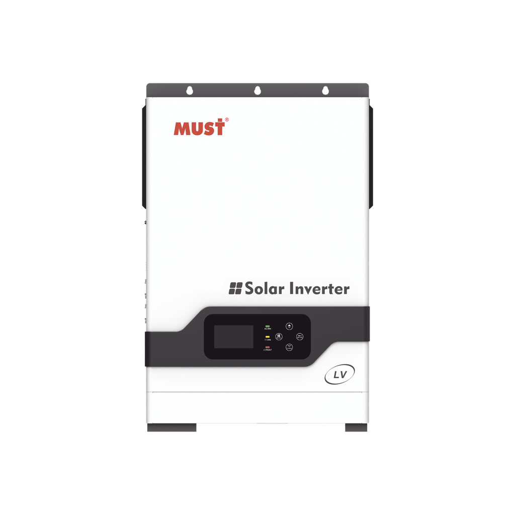[PV181012LV] Inversor / Cargador de 1 KW para Sistemas Tipo Isla a 12Vcd / 120Vca, Onda Sinusoidal Pura con Controlador MPPT