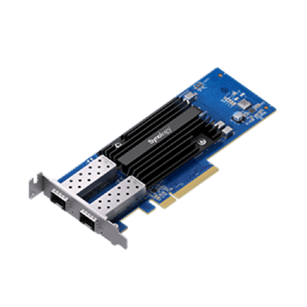 [E25G30-F2] Adaptador de Red SFP28 de 25 GbE de Doble Puerto | Compatible con Synology | PCIe 3.0 x8 | SFP28 SR y LR | Link Aggregation | Garantía de 5 Años.