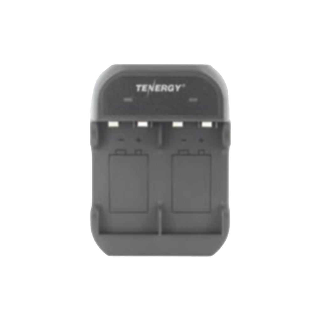 [TN141/B] Cargador rápido de 2 compartimientos para baterías Ni-MH; Aplicable en baterías de 9 V /color negro