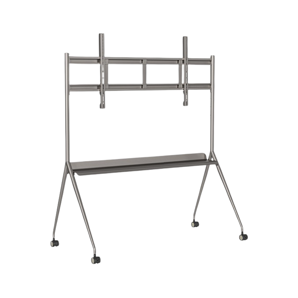 Montaje de Piso Móvil para Pantallas de 75 y 86 / Compatible con VESA / Incluye Soporte para Pantalla