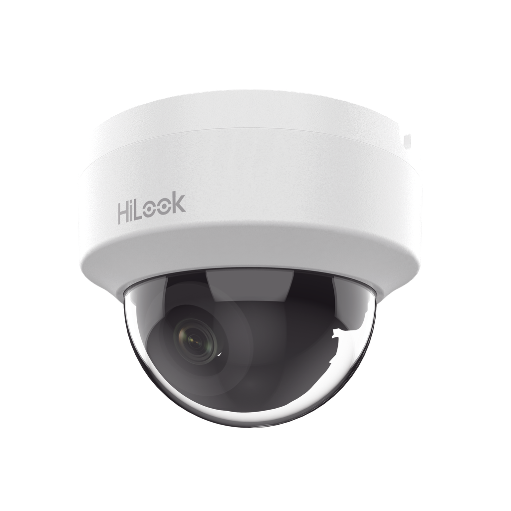 HiLook Series / Domo IP 4 Megapixel  / Lente 2.8 mm (Gran Angular) / 20 mts IR / Interior / PoE / dWDR / H.265+ / ONVIF